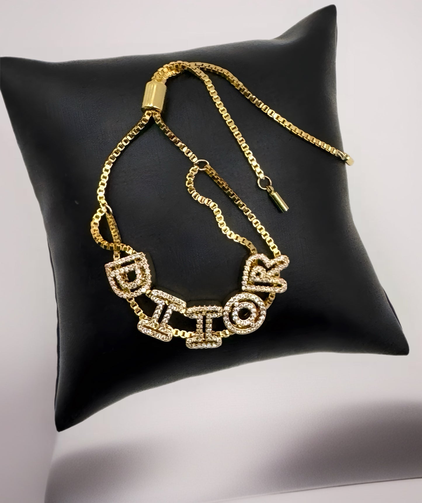 Diamond Accent Custom Slider Bracelet - DiiorMii