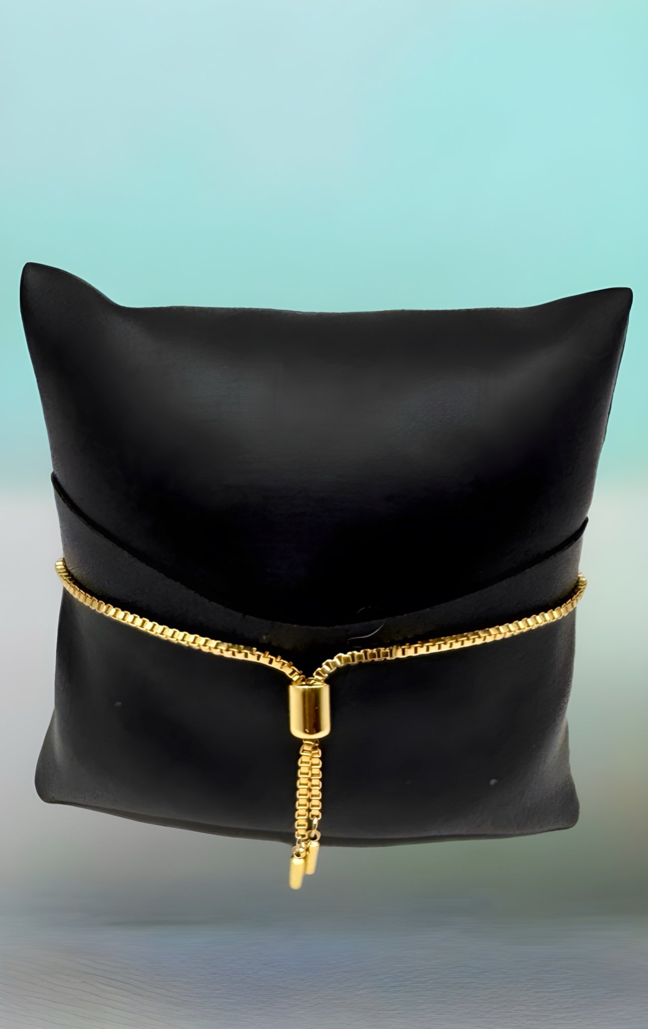 Gold Custom Bubble Letter Bracelet - DiiorMii