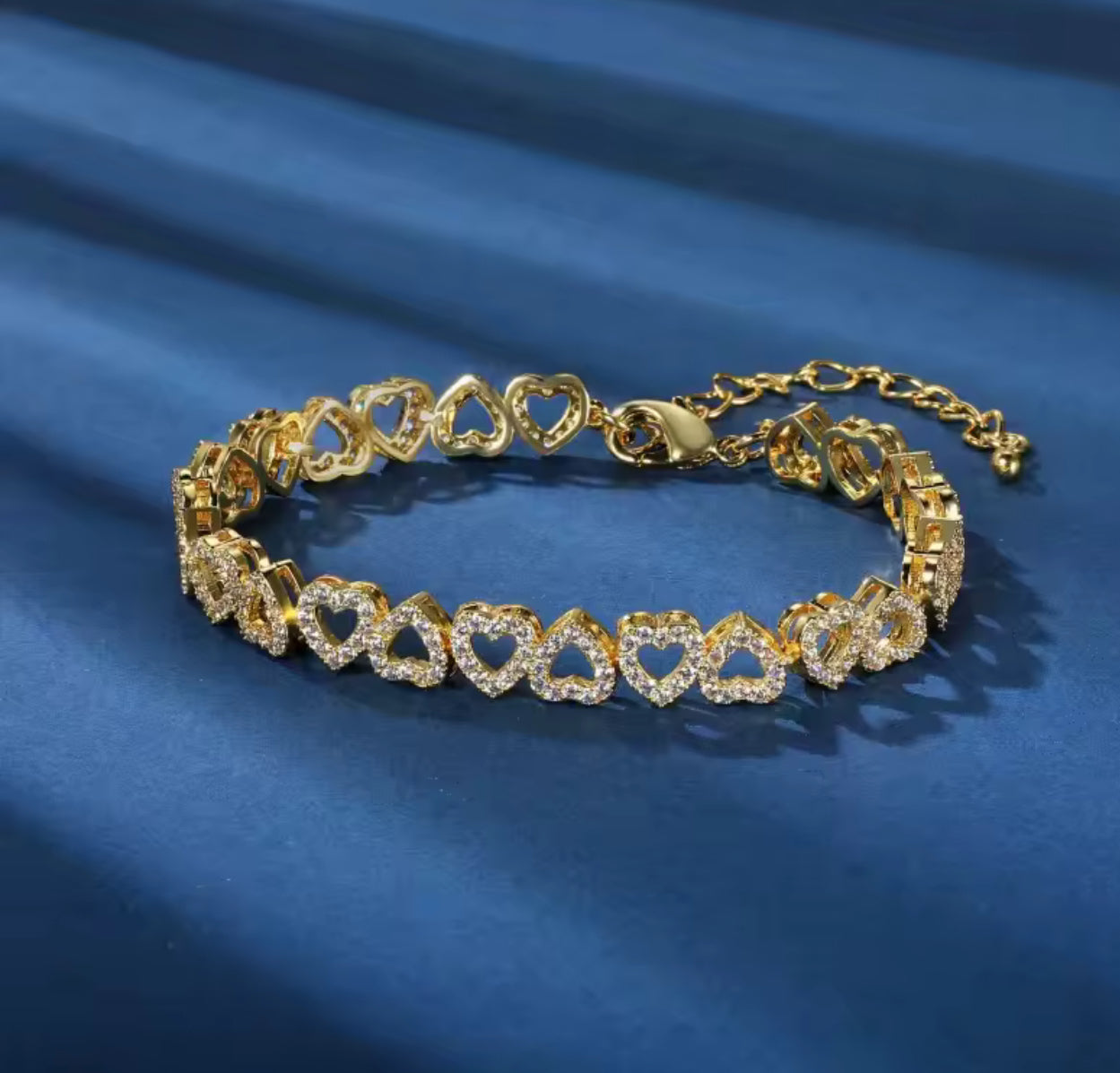 Hollow Heart Bracelet