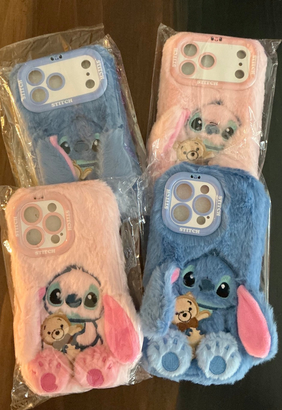 Stitch Plush Phone Case - DiiorMii