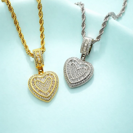Heart Shape Pendant Necklace - DiiorMii