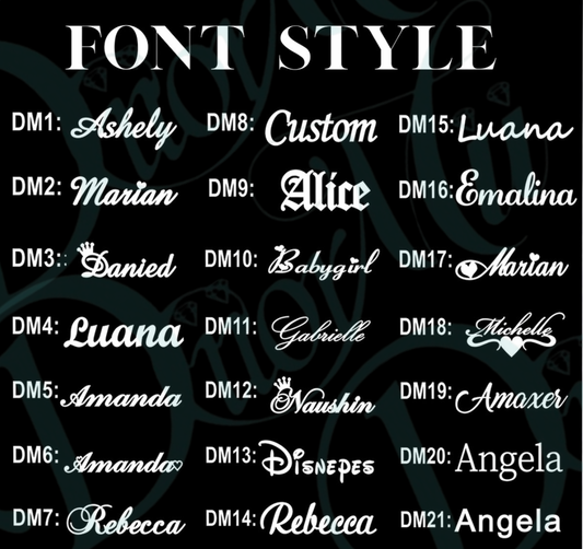 Custom Color Nameplate Necklace