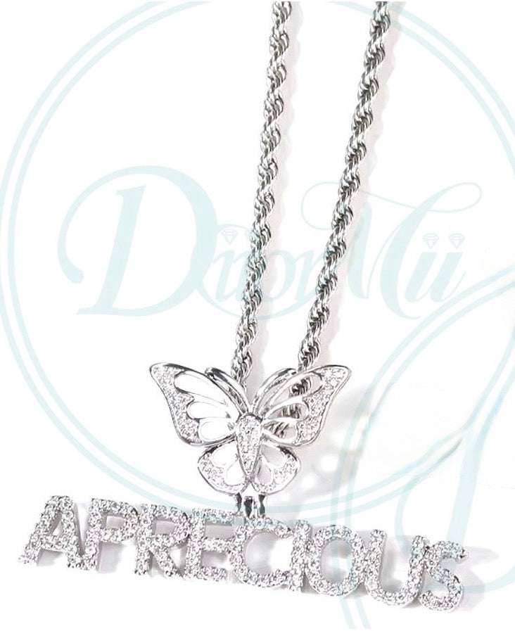 Butterfly Print Necklace - DiiorMii