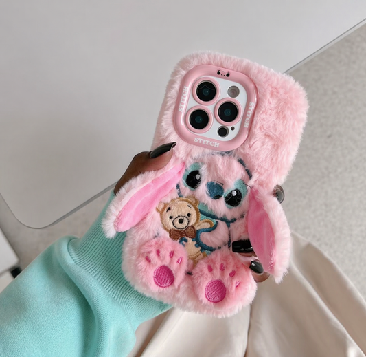 Stitch Plush Phone Case - DiiorMii