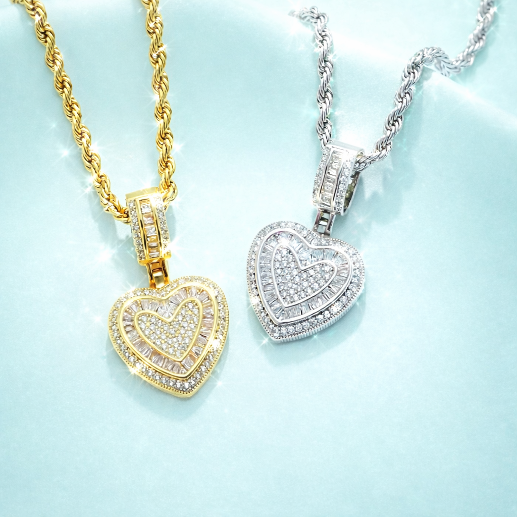 Heart Shape Pendant Necklace - DiiorMii