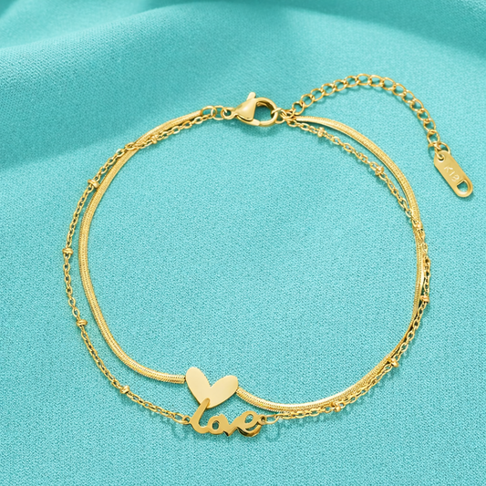 Heart Pendant Anklet - DiiorMii