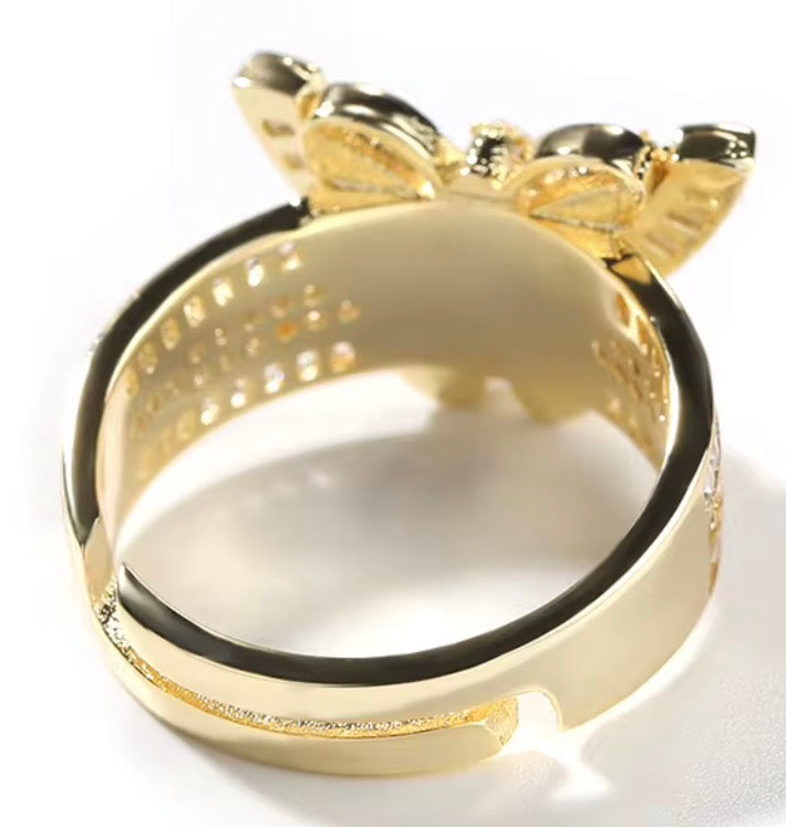 Butterfly Accent Ring - DiiorMii