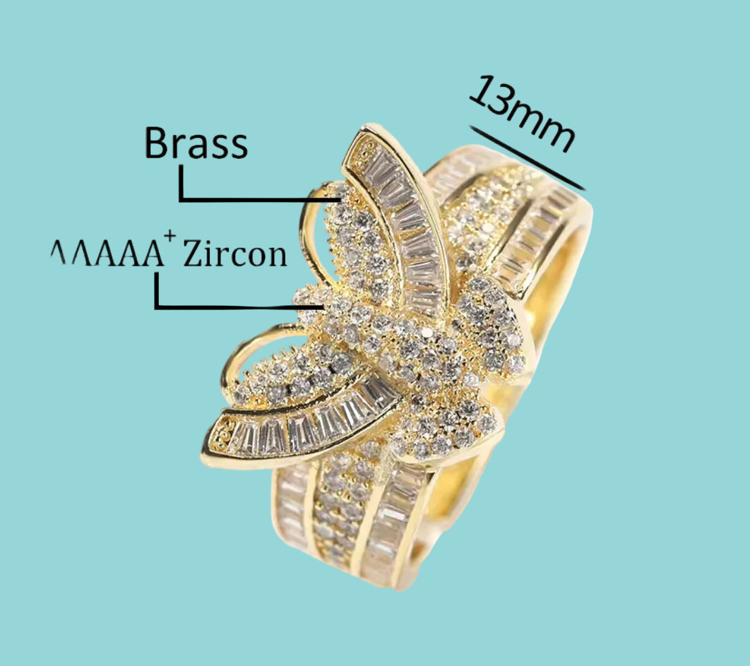 Butterfly Accent Ring - DiiorMii