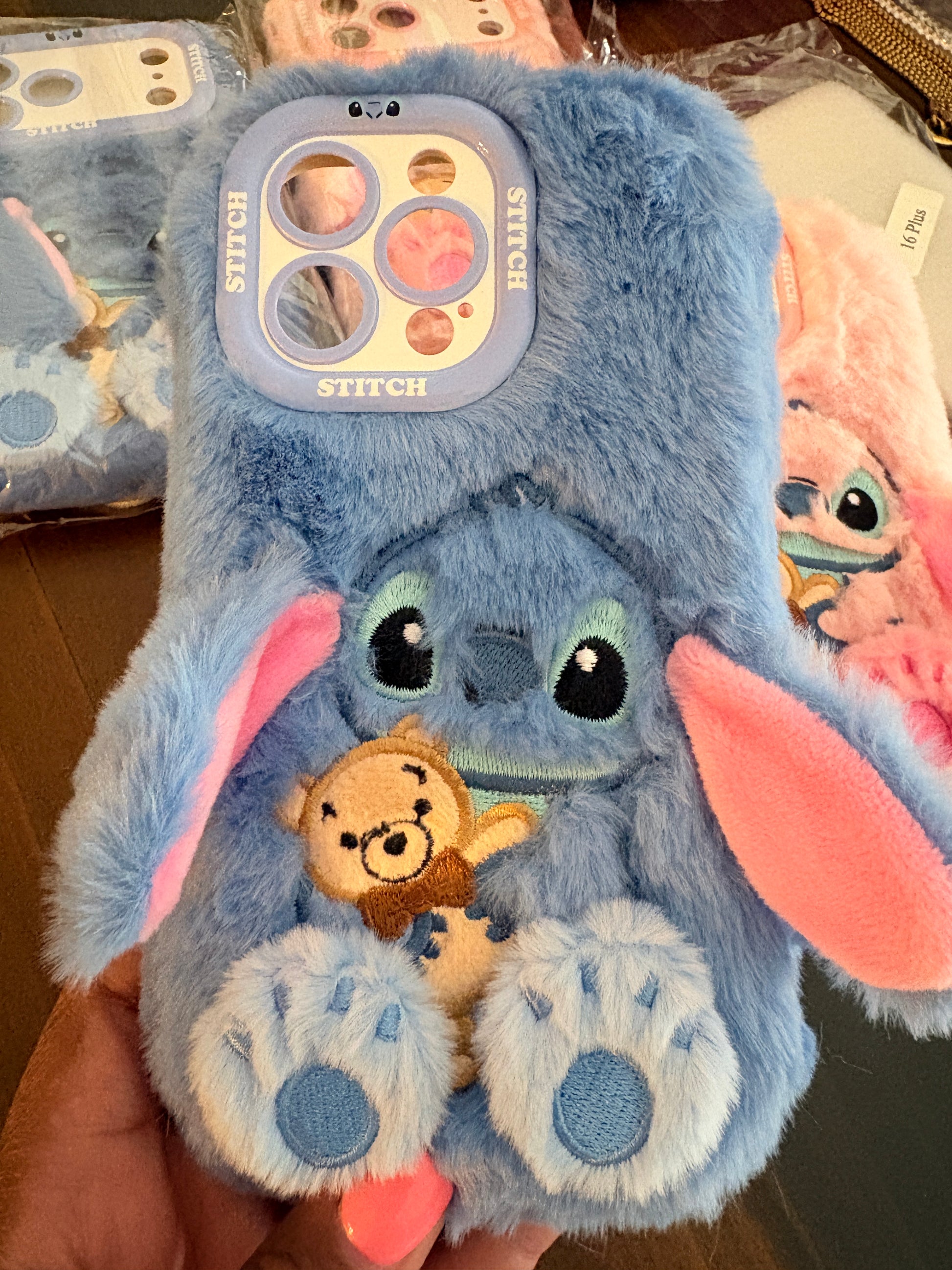 Stitch Plush Phone Case - DiiorMii