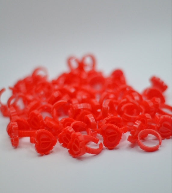 Heart Glue Rings